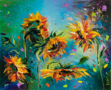 Dancing sunflowers